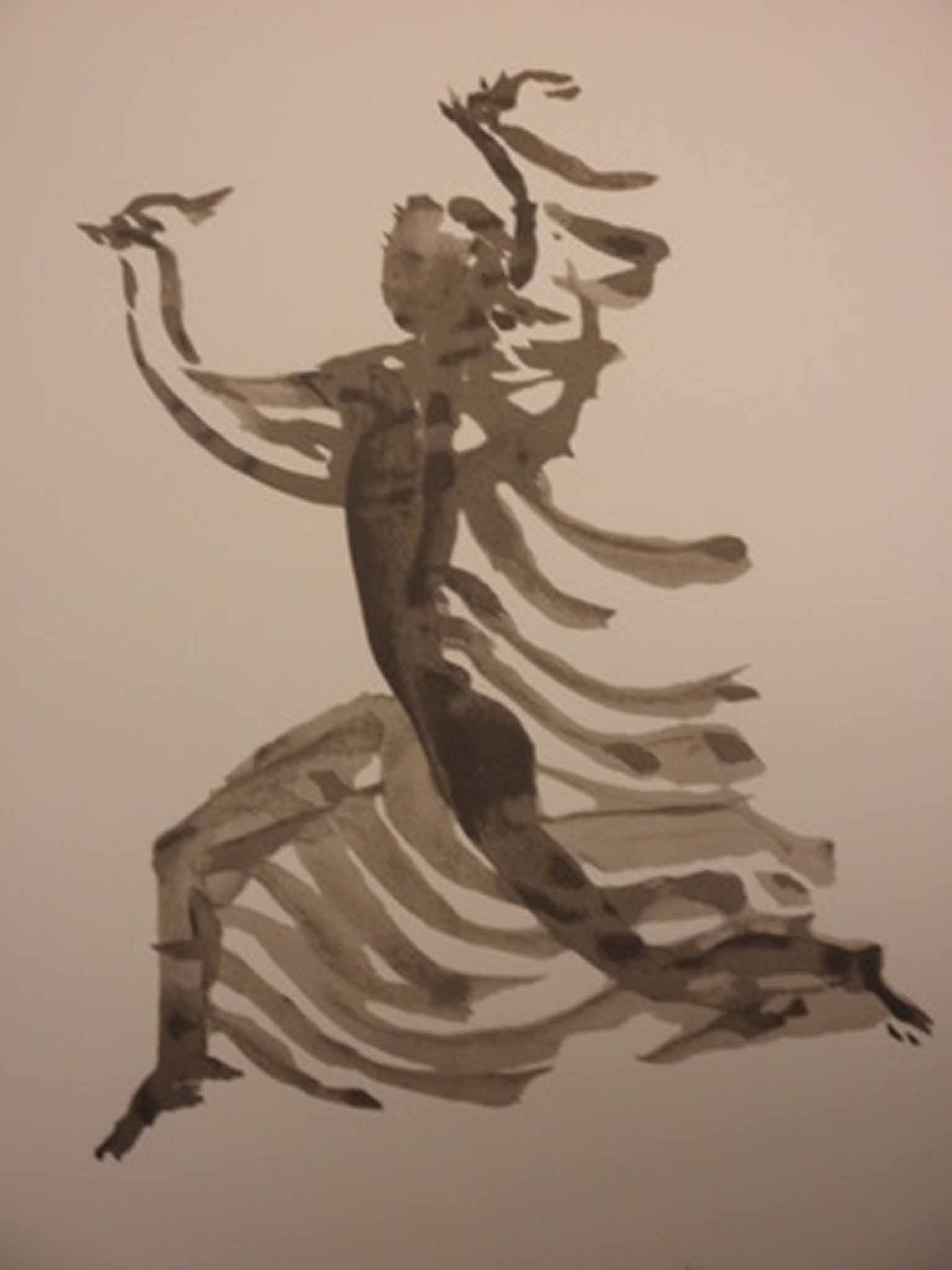 Femme aux voiles, courant, 1973